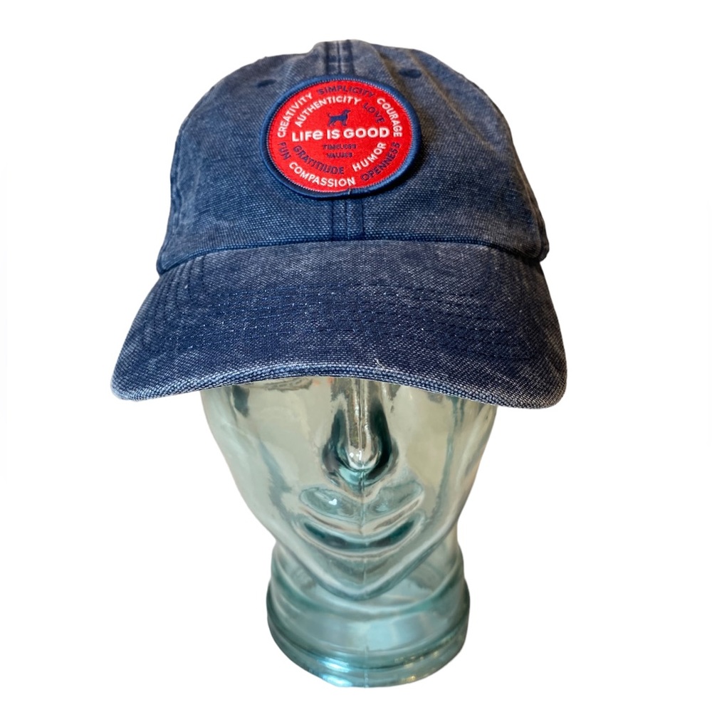 Life Is Good LIG Men's Women's Sunworn Chill Caps, Hat Ball Cap One Size